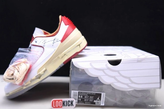 HYPE Red DJ4375-106 White 2 SP Retro Jordan Off-White Low 0728